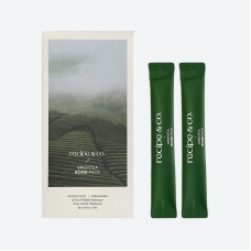 recipe&co. МАСКА С ЗЕЛЁНЫМ ЧАЕМ GREENTEA BOMB PACK